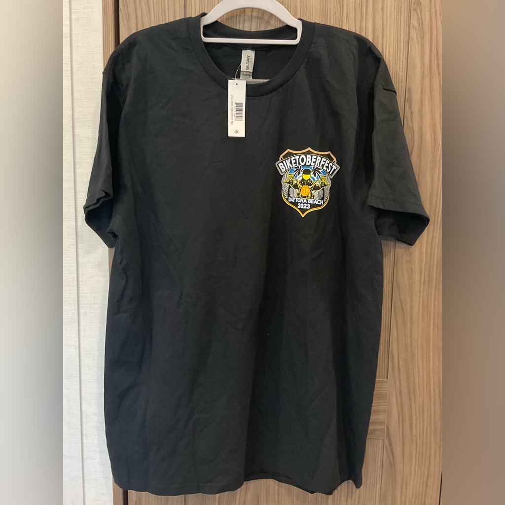 Nwt Gildan Mens Black 2023 Daytona Beach Motorcycle Tee Size L Nwt Gildan Mens Black 2023 Daytona Beach Motorcycle Tee Size L